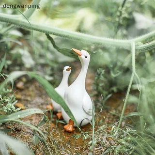 [Dew] Micro Landscape ตกแต่งเรซิ่นหัตถกรรมตกแต่งสวนจําลองแม่เด็กเป็ด Courtyard ตกแต่ง [TH]
