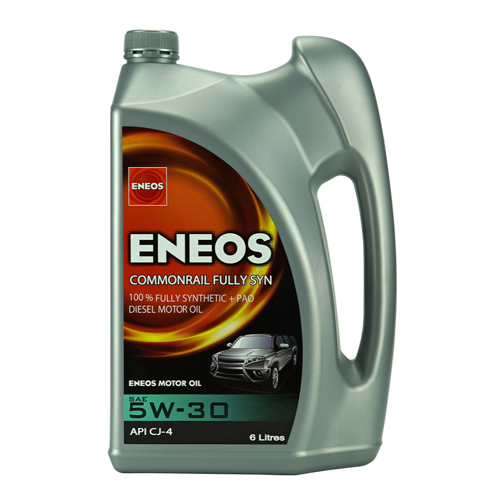 ENEOS COMMONRAIL PAO FULLY SYN 5W-30 เอเนออส คอมมอนเรล ดีเซล 5W30 CJ4 CJ-4 1L 6 ลิตร สังเคราะห์แท้ 1