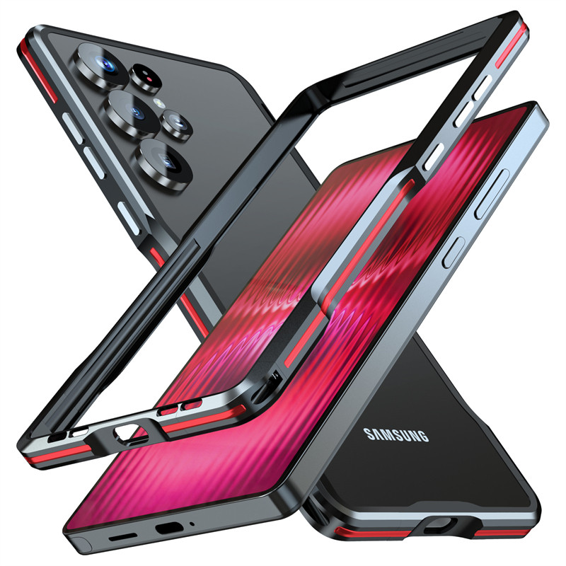 สําหรับ Samsung Galaxy S26 S25 S24 S23 Ultra กรอบโลหะกรณีการบินอลูมิเนียมเกราะกันชนกันกระแทกสําหรับ Galaxy S25Ultra