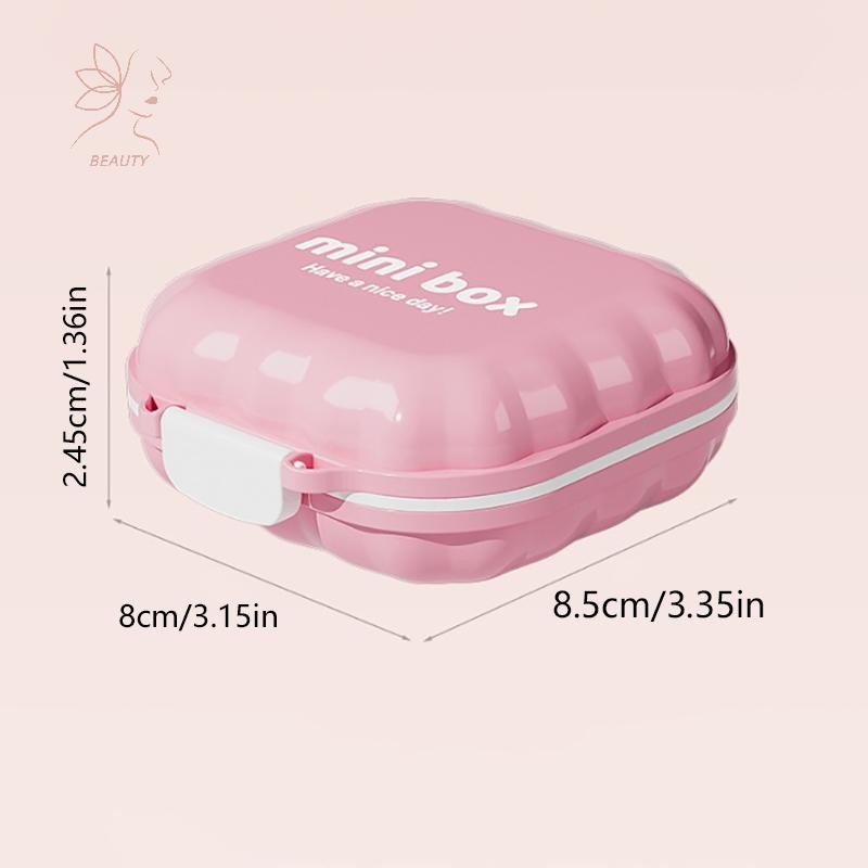 [maybeauty] มินิแบบพกพา 7 กริดกล่องยาท่องเที่ยวยาคอนเทนเนอร์ปิดผนึกแท็บเล็ตกล่องเก็บสําหรับยา {TH}