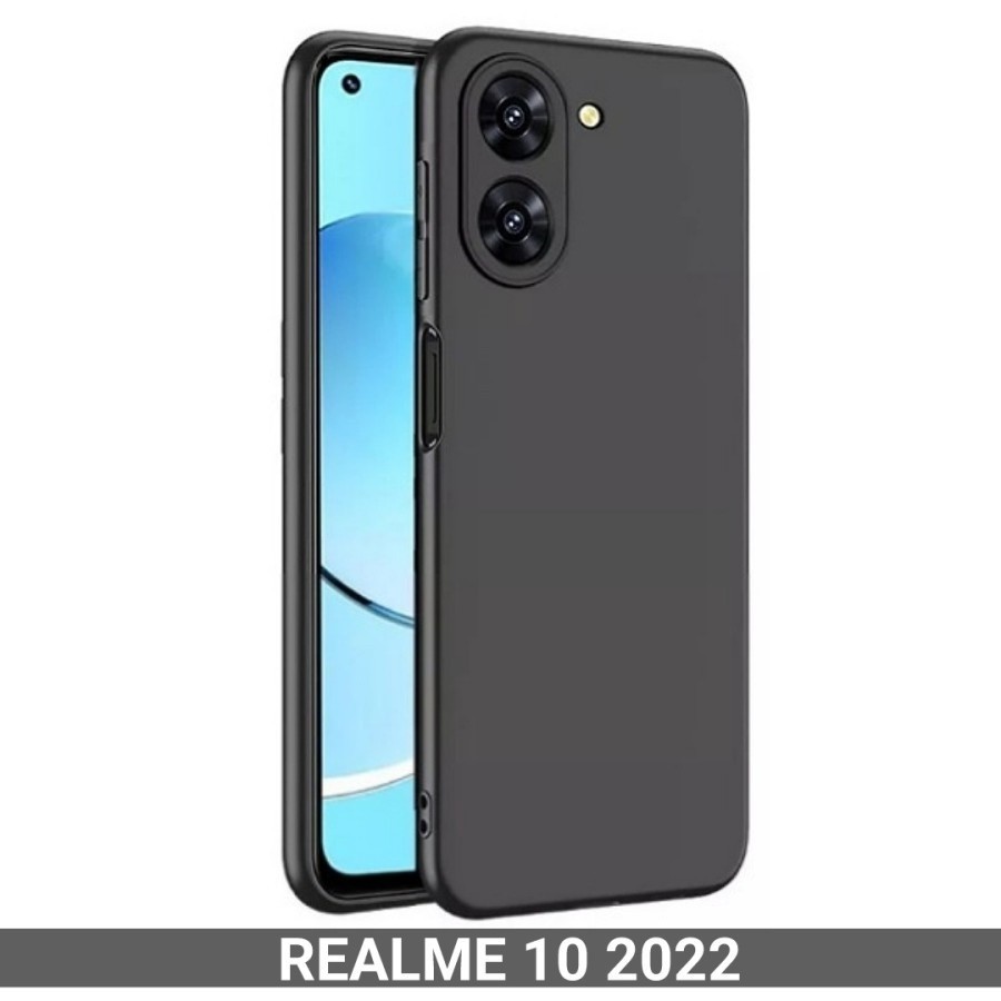 CASE REALME 10 / REALME 10 PRO / REALME 10 PRO+ PREMIUM CASE SLIM MATTE CASE BLACK DOFF