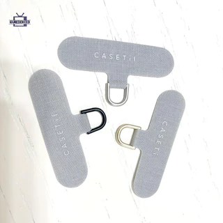 CASETiFY original version with logo gray gasket phone chain แผ่นรองยึดเคสโทรศัพท์แบบหนีบด้านหลังรูปตัว T เสริม