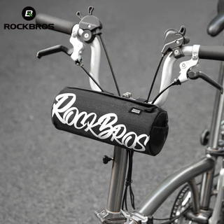 【TH Delivery】Rockbros กระเป๋าหน้าจักรยานทรงกระบอก กระเป๋าติดเฟรมจักรยานเสือภูเขา เสือหมอบ จักรยานพับได้ กระเป๋าติดแฮนด์ อุปกรณ์
