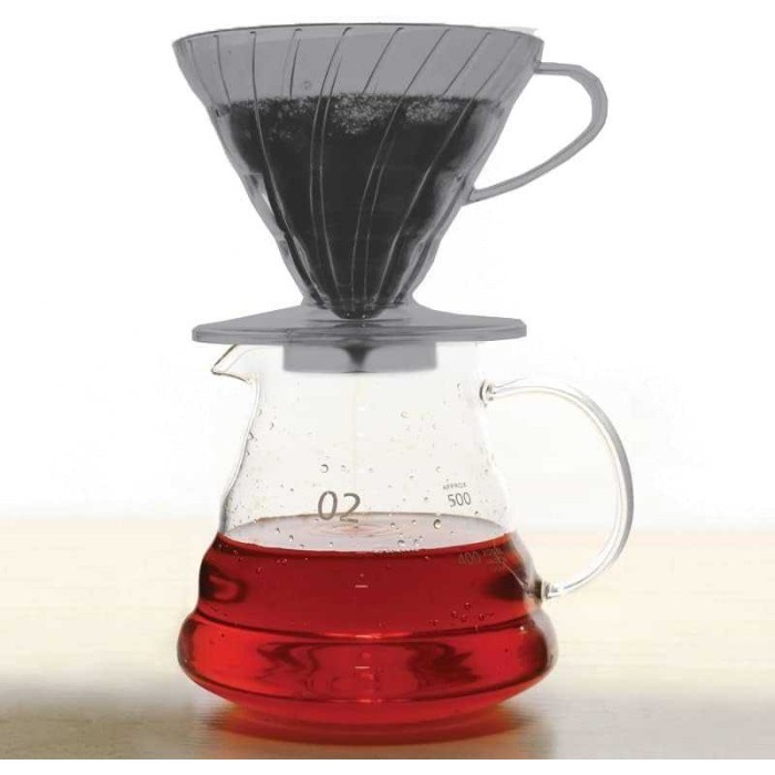 SPCR V60 Coffee Dripper คู่มือเครื่องมือชงกาแฟพลาสติก SSE1U2