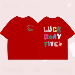 (จัดส่งภายใน 24 ชั่วโมง)BOOM Shopee 🐶 เสื้อยืด oversize ลายการ์ตูนหมาน่ารักพร้อมตัวอักษรสำหรับผู้หญิง คอตตอนแท้ S-XXXL