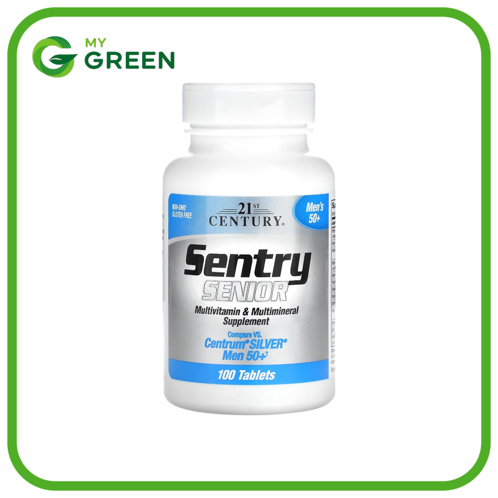 21st Century Sentry Senior  Multivitamin & Multimineral Supplement  Men's 50+ 100 Tablets