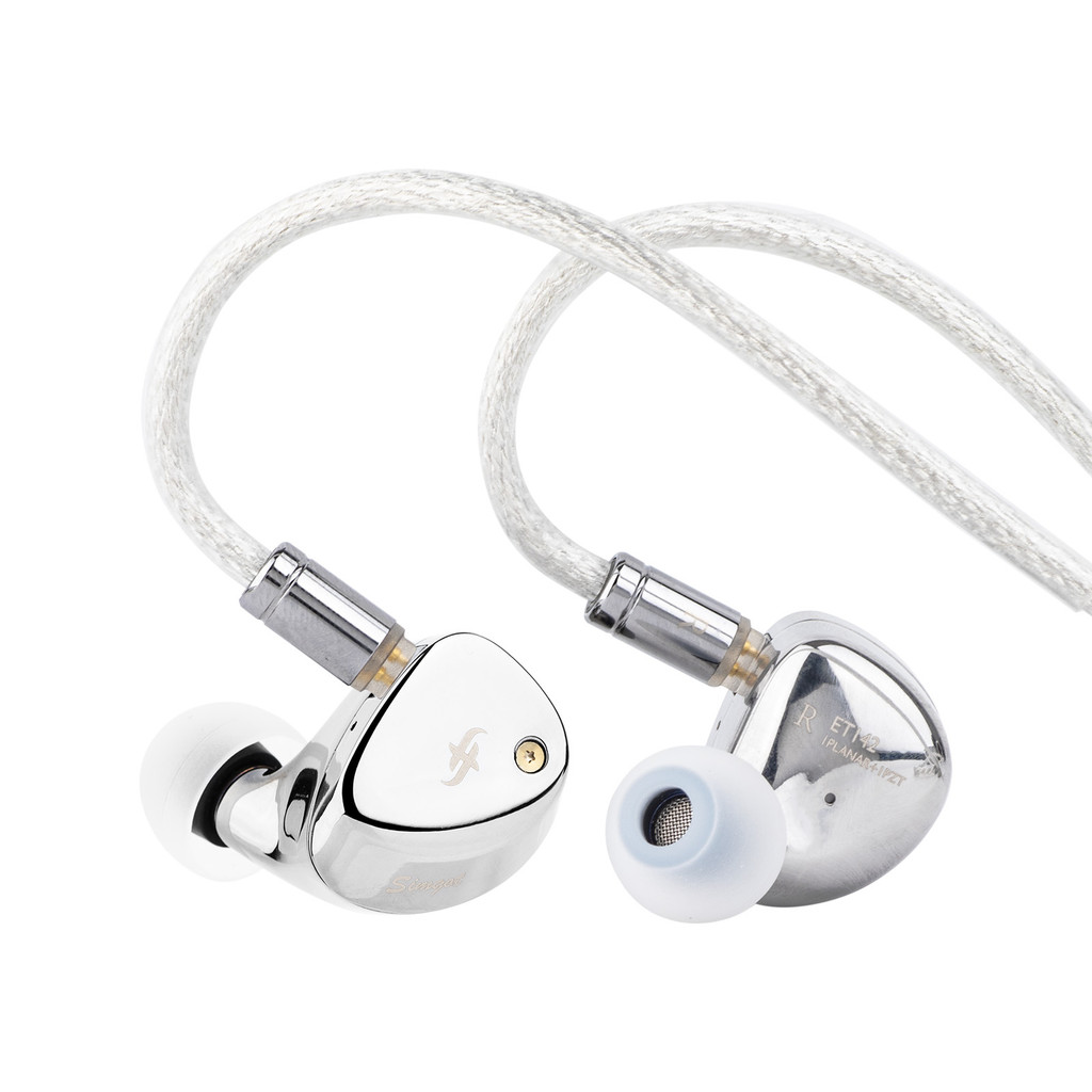 Simgot ET142 ขั้นสูง Dual-Symetric Magnetic Planar PZT IEM หูฟังหูฟังแบบมีสาย