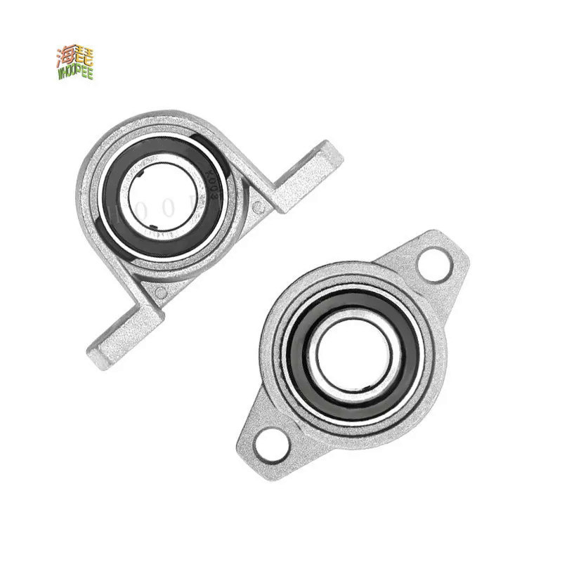 1Pcs สังกะสีเส้นผ่านศูนย์กลาง8มม.ถึง20มม.เจาะแบริ่งหมอนบล็อกติดตั้ง Kfl08 Kfl000 Kfl001 kp08 Kp000 K