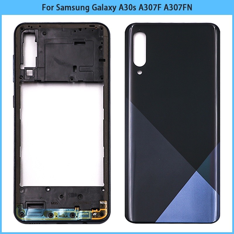 ใหม่ ฝาครอบแบตเตอรี่ พลาสติก แบบเปลี่ยน สําหรับ Samsung Galaxy A30s A307F A307FN A307G
