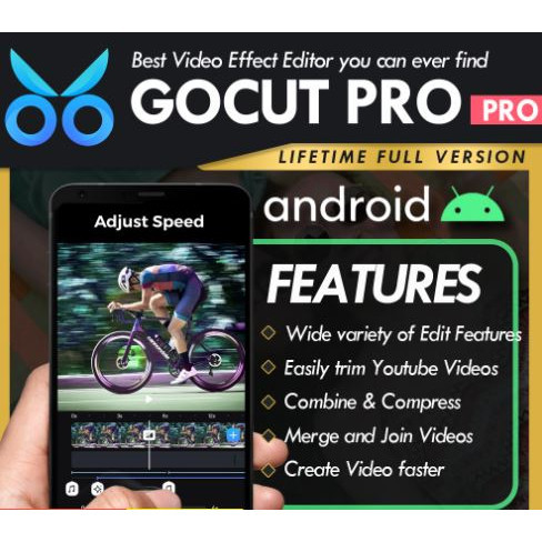 🤖ANDROID APK🤖 GoCut Pro Mobile - Glowing Video Editor v2.10 2023