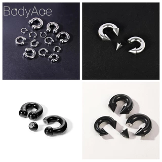 Bodyace จิวจมูก สเตนเลส ขนาดใหญ่ สําหรับเจาะร่างกาย จมูก 1 ชิ้น