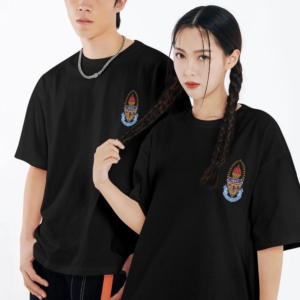💟 【HOT】 เสื้อโรงเรียนกรุงเทพคริสเตียนBCC วิทยาลัย  ผ้าคอตตอนแขนสั้น T-Shirt เสื้อยืดคอกลม ลโก้โรงเรี