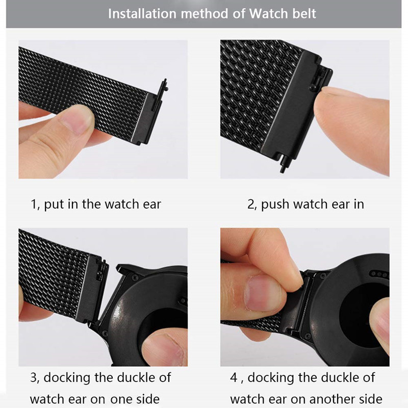 สายนาฬิกาข้อมือสเตนเลส สําหรับ Why Nova SW-101A สาย Smart Watch band นาฬิกาสมาร์ท