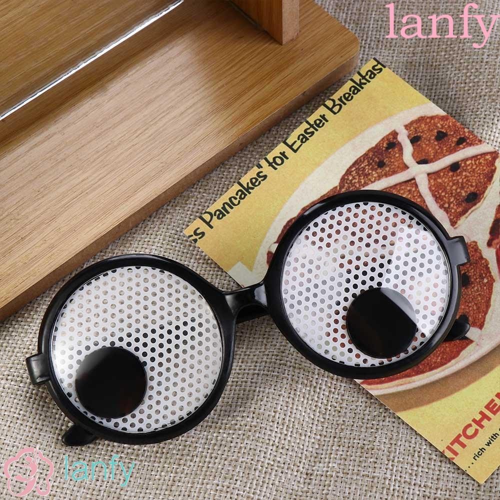 Lanfy แว่นตาลูกตา หมุนได้ ตลก สร้างสรรค์ มองเห็นได้ แกล้ง เล่นตลก แว่นตา แว่นตาเด็ก แปลกใหม่ เท่ สร้างสรรค์ ปาร์ตี้ แว่นตา