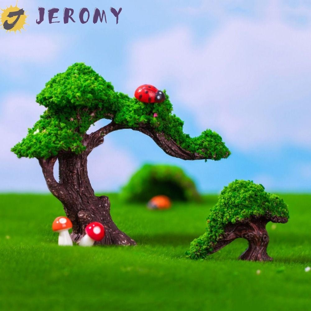 Jeromy ต้นสนจําลอง ขนาดเล็ก หลายสไตล์ สําหรับตกแต่งบ้านตุ๊กตา