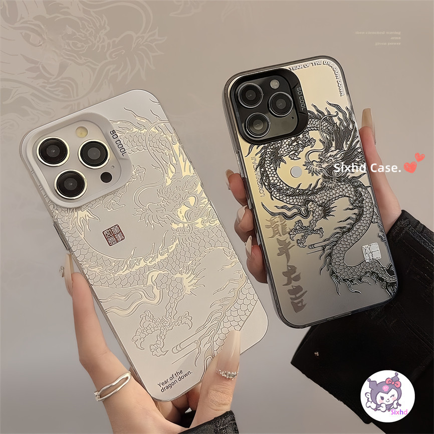 สําหรับoppo A3 A3X A17 A16 A15 A18 A55 A57 A58 A78 A77s A5s A3s A53 A33 A32 A5 A9 A54 A95 A96 A94 A93 กรณีมังกรแฟชั่นReno 5 กรณีเคสโทรศัพท์