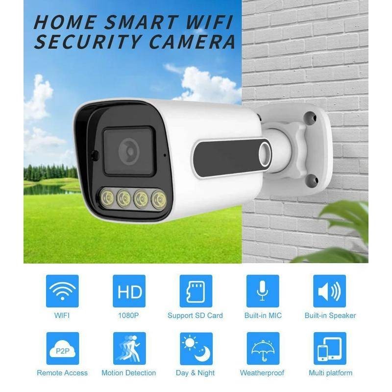 กล้องวงจรปิด POE H.265 CCTV 4MP 5MP 8MP มองเห็นที่มืด เต็มสี สําหรับบ้าน กลางแจ้ง