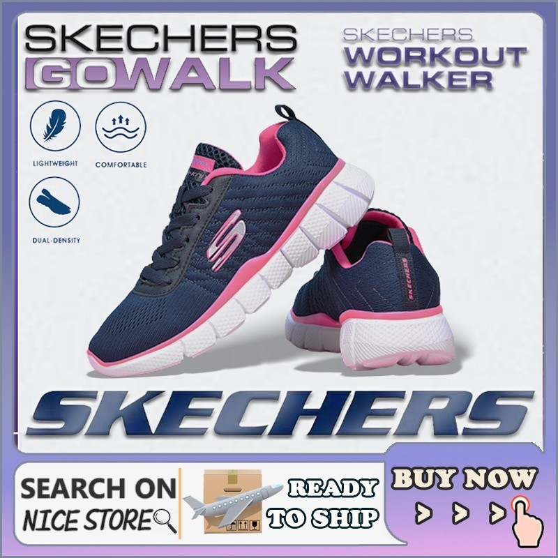 [รองเท้าผ้าใบผู้หญิง]] Skechers_go WALK รองเท้าผ้าใบลําลอง ระบายอากาศ เหมาะกับการเล่นกอล์ฟ ออกกําลังกาย แฟชั่นสําหรับสตรี