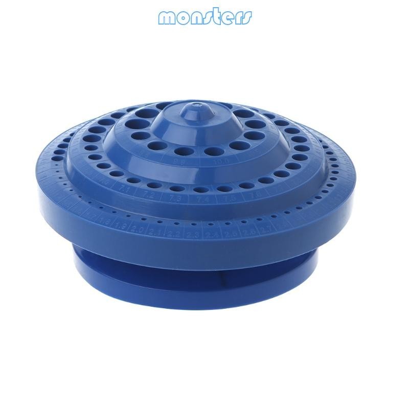 Drill Bit Storage for Case Stand Round Shape Hard Plastic Organizer 100Pcs Hole