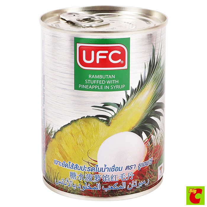 ยูเอฟซี เงาะสอดไส้สับปะรดในน้ำเชื่อม 565 ก.