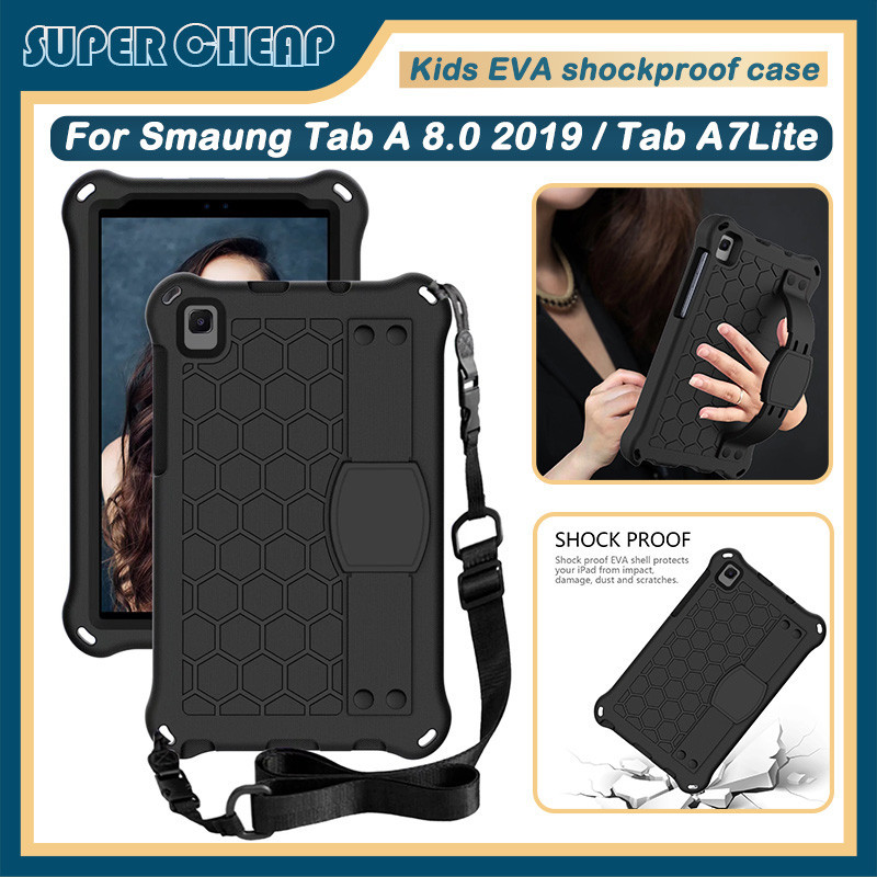 เคสโทรศัพท์มือถือ กันกระแทก พร้อมขาตั้ง สําหรับ Samsung Tab A7 Lite 8.7 T220 Tab A 8.0 2019 T295 P20