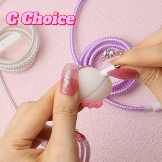 2IN1 ชุดซิลิกาเจลการ์ตูนแท่นชาร์จเหมาะสําหรับ iPhone-Watch น่ารักและ Creative Charger Holder ฐานชาร์จ s7s8 S9 S10 S11