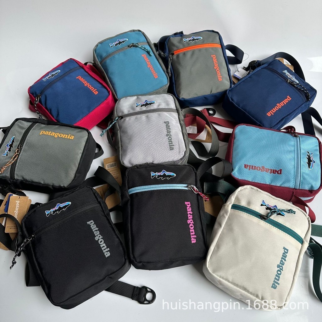 Patagonia กระเป๋าสะพายไหล่ ใส่โทรศัพท์มือถือ แต่งซิป เหมาะกับของขวัญวันเกิด วันวาเลนไทน์ สําหรับผู้ชาย และนักเรียน
