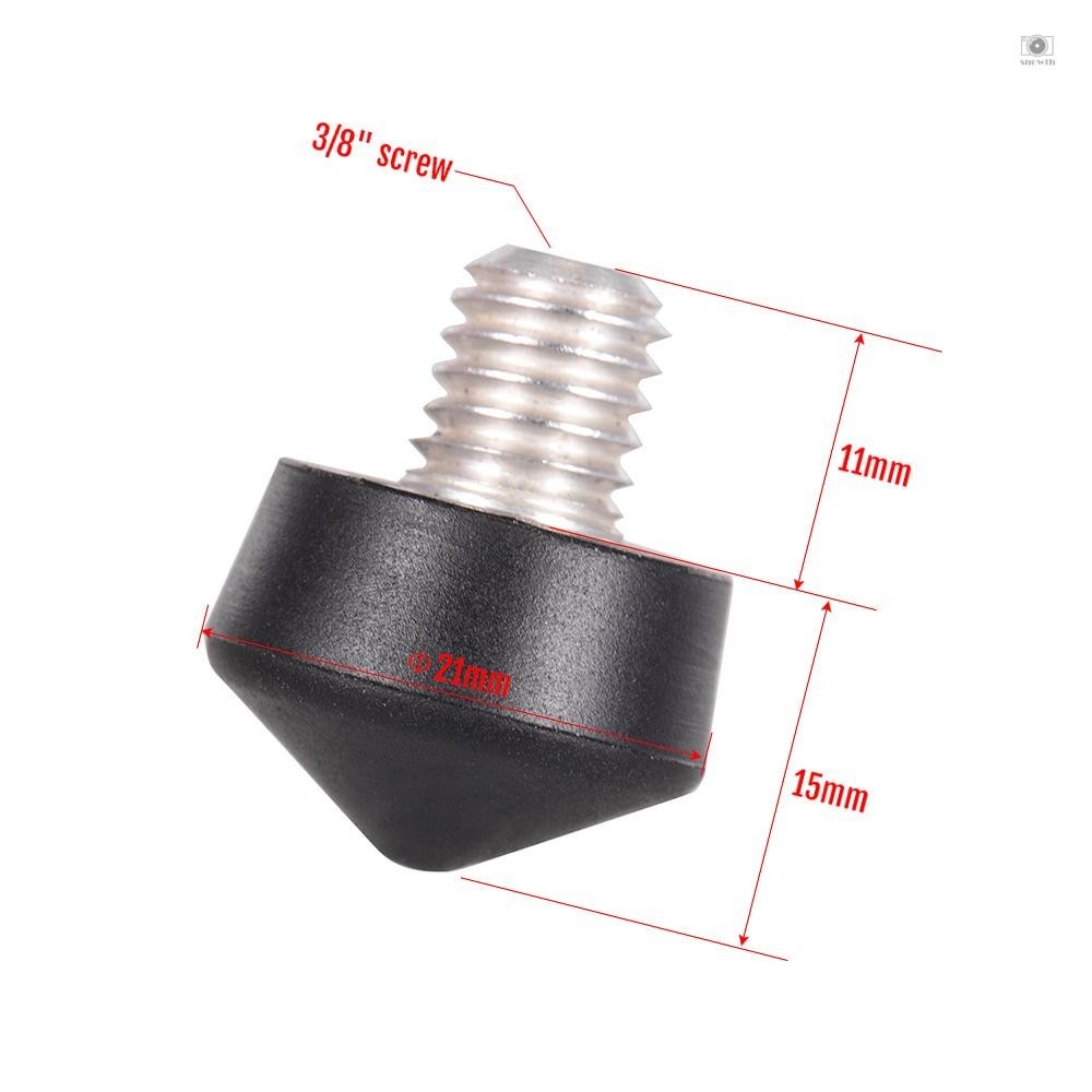 [ลดกระหน่ํา 2024] ขาตั้งกล้องยาง กันลื่น 3/8 นิ้ว สําหรับ Andoer Benro Gitzo Manfrotto