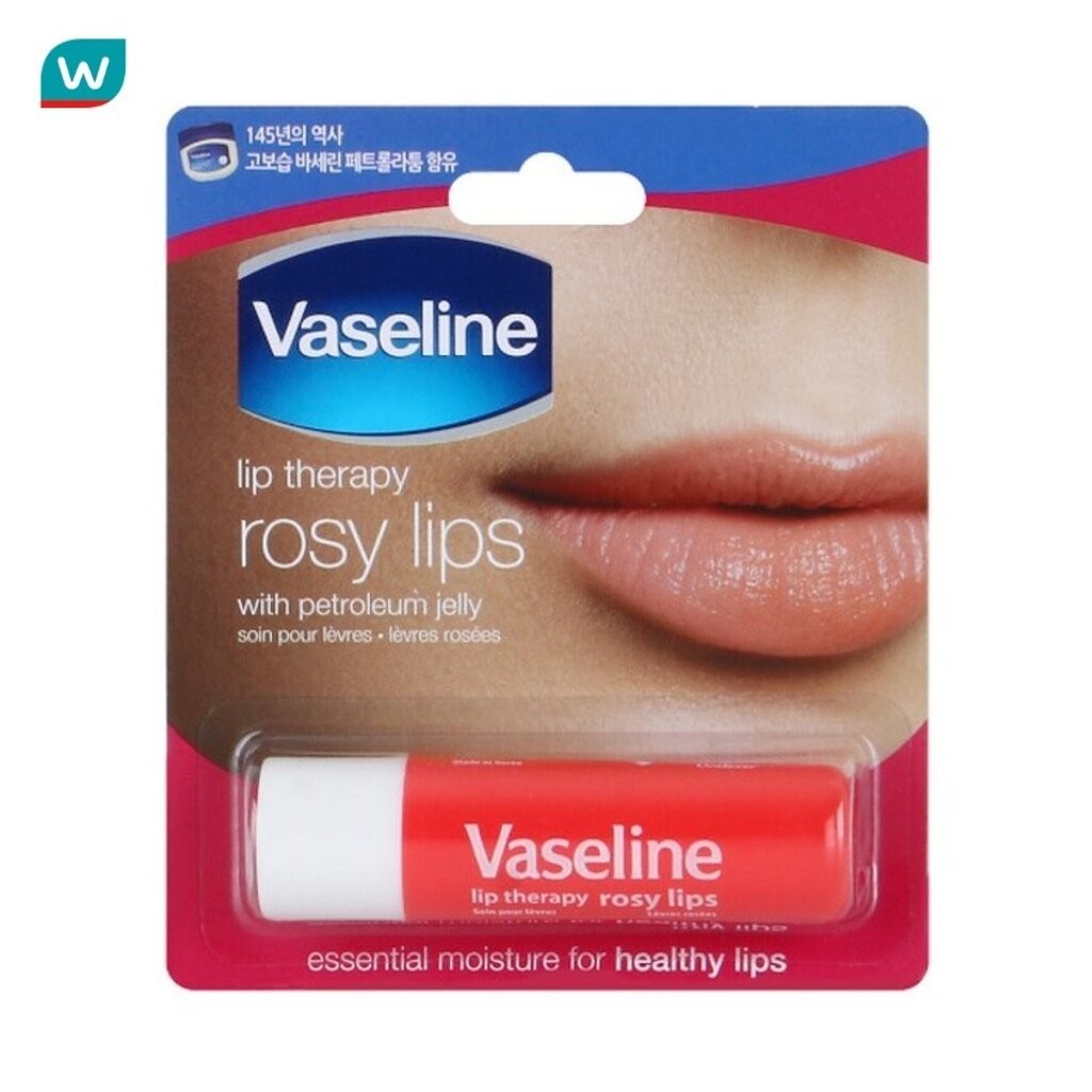 Vaseline วาสลีน ลิป เทอราพี โรซี่ ลิป 4.8 กรัม