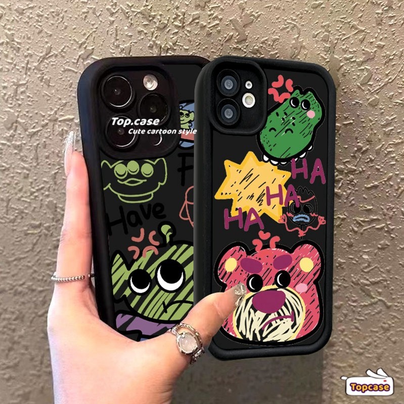 เคสโทรศัพท์มือถือนิ่ม ลายการ์ตูนหมี Doodle Toy สําหรับ Vivo Y17s V29 Y27 Y36 Y35 Y02 Y16 Y17 Y15 Y12 Y11 Y02s Y22 Y22s Y15A Y15S Y21 Y21s Y20 Y20S Y20i Y12s Y95 Y93 Y91 V25e