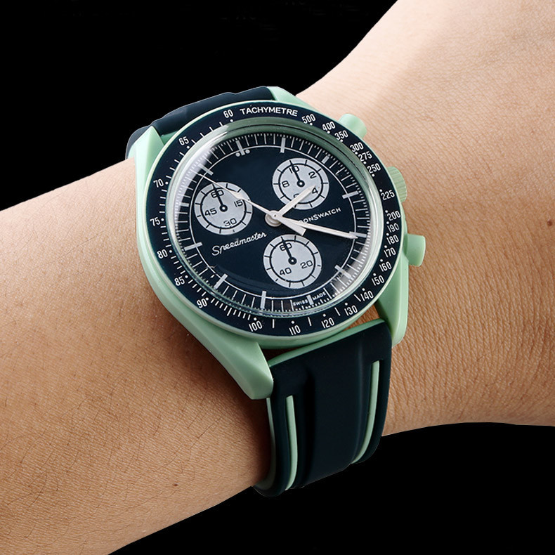 SWATCH สายนาฬิกาข้อมือซิลิโคน กันน้ํา ขนาด 20 มม. สไตล์สปอร์ต สําหรับผู้ชาย และผู้หญิง