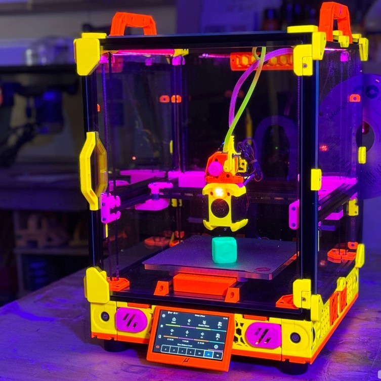 เส้น Polylite ABS สะท้อนแสง Black Light สีสดมาก สวยสุดๆ รูปที่ 2