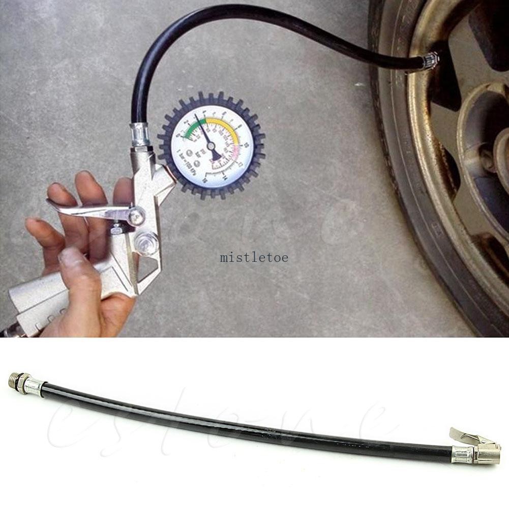 Mis 1 ชิ้น รถจักรยานยนต์ จักรยาน รถยนต์ ยืดหยุ่น คลิป บนท่อลมยาง ยาง Chuck Inflator