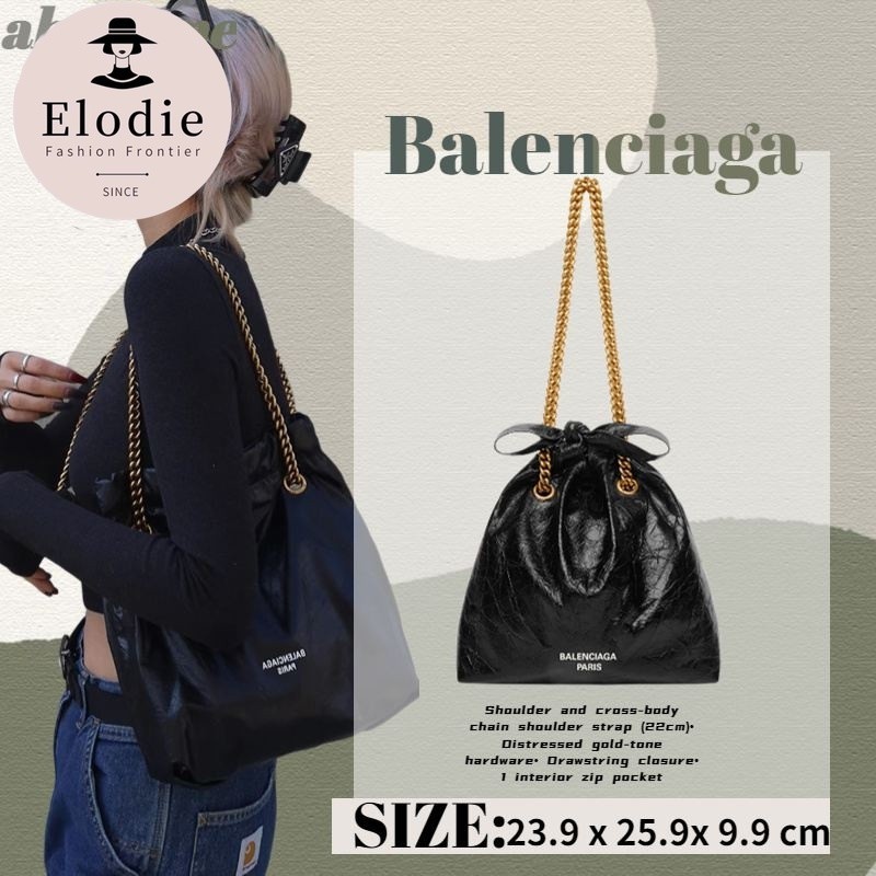 บาเลนซิเอก้า กระเป๋าช้อปปิ้ง Balenciaga CRUSH Medium Tote Small Tote