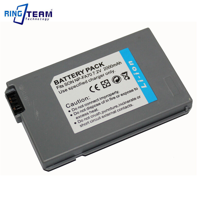 SONY Digital Camera Battery รุ่น NP-FA70 (Grey) 2000mAh ส่งฟรี (0099)