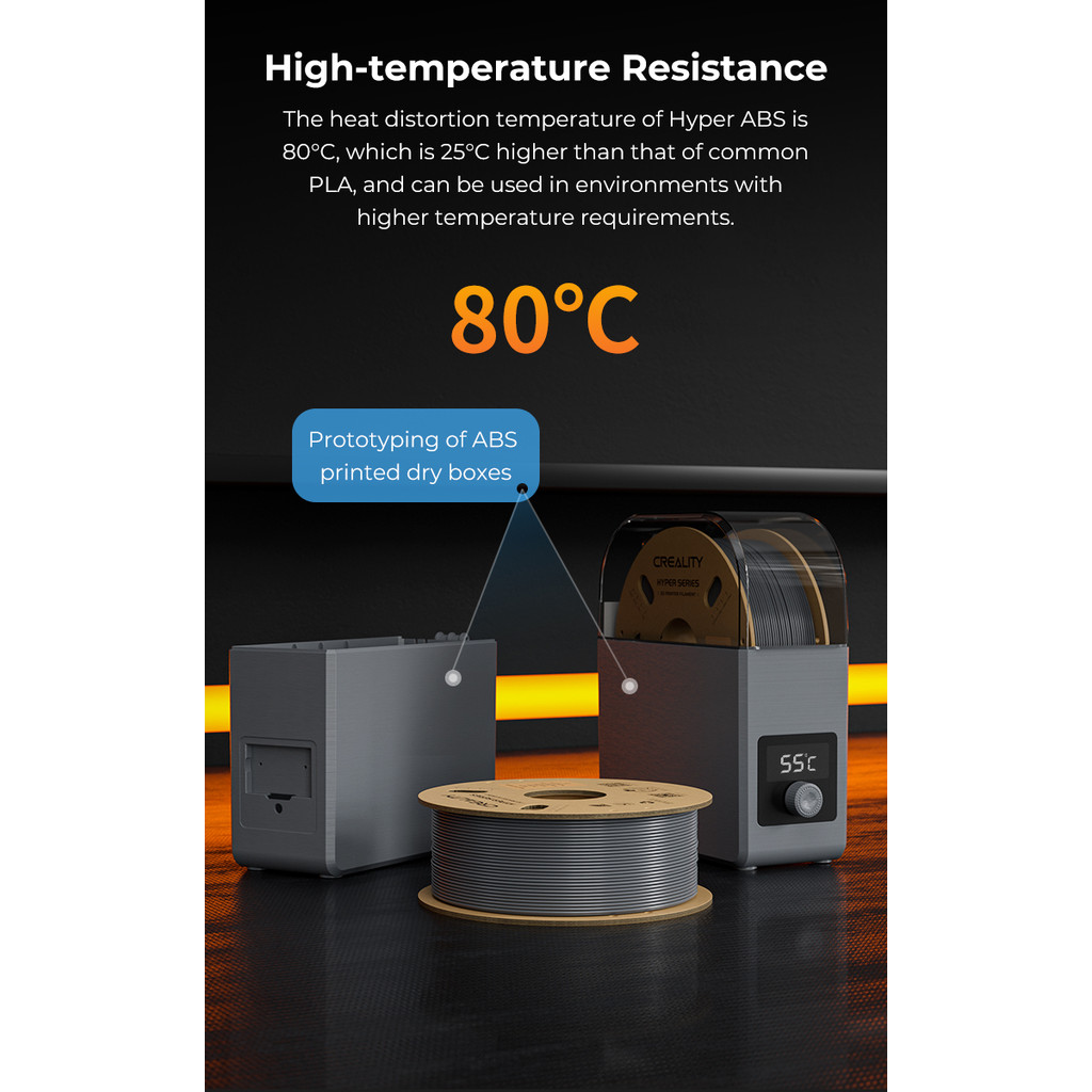 Creality 3D Filament Hyper ABS 1.75mm 1kg High-Speed Printing 3D Printer Filament