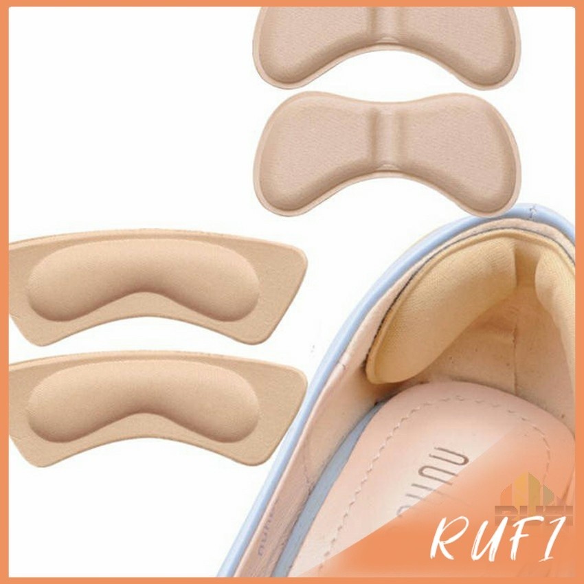 RUFI แผ่นกันกัด แผ่นกันรองเท้ากัด เนื้อนิ่ม ช่วยแก้รองเท้าหลวม 1 แพค ต่อ คู่ Sponge heel pad