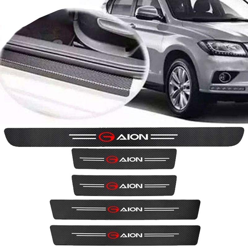 【AION Y Plus】 สติกเกอร์คาร์บอนไฟเบอร์ ป้องกันรอยขีดข่วน สำหรับติดประตูรถยนต์ Threshold stickers to prevent trampling