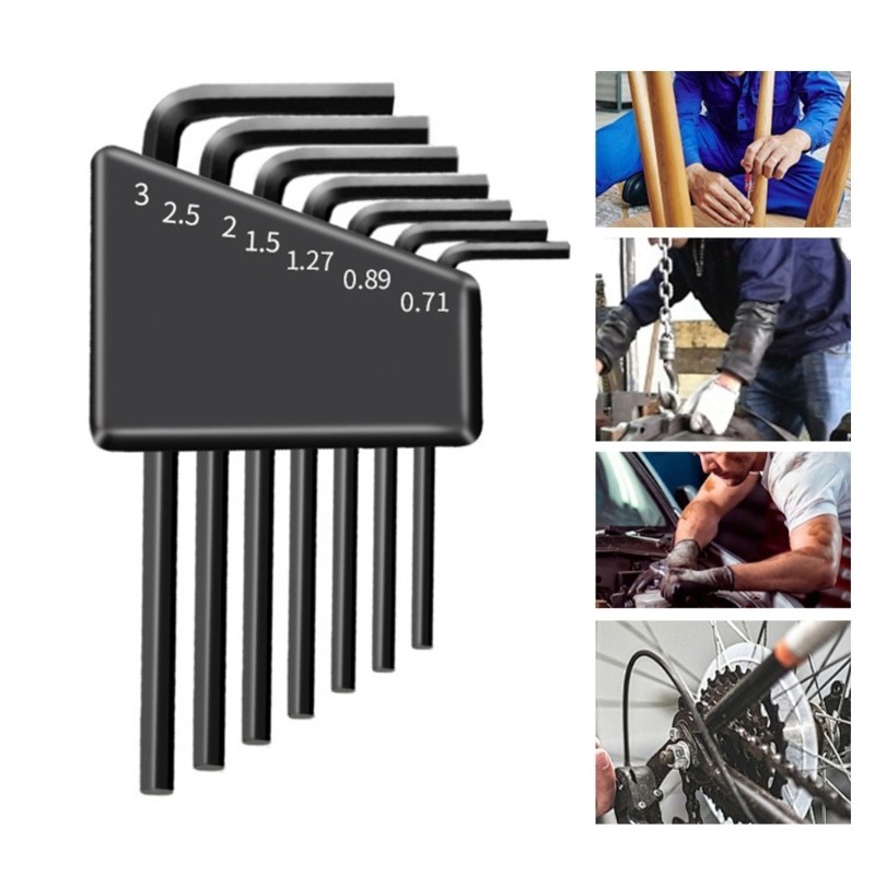 RUN Hex Key ประแจอัลเลน Hex Key Security Double End Home Maintenance Hand Tool