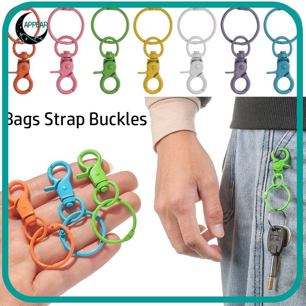 APPEAR พวงกุญแจคาราบิเนอร์ หัวเข็มขัดโลหะ DIY สำหรับห้อยกระเป๋า Lobster Clasp Snap Hook Bag Accessories