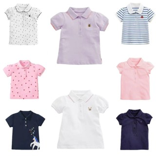 เสื้อยืดทรงโปโล แขนสั้น ผ้าฝ้าย ระบายอากาศได้ดี ปักลาย แฟชั่…