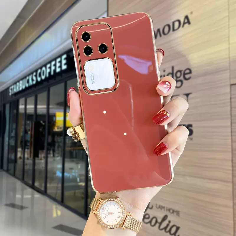 เคส Vivo V30 5G V30 Pro 5G V29 5G V29E V27 5G V27E V25 5G V25E เคสโทรศัพท์มือถือแบบนิ่ม ลาย เรียบง่าย สําหรับ ZB - รูปที่ 2