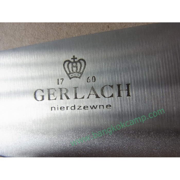 มีดขูด [GENUINE] มีดเกอร์ลาจ โปแลนด์ GERLACH Poland ใบยาว7นิ้ว(หน้ากว้าง) ตรามงกุฎ คมกริบ ของใหม่​ ของแท้