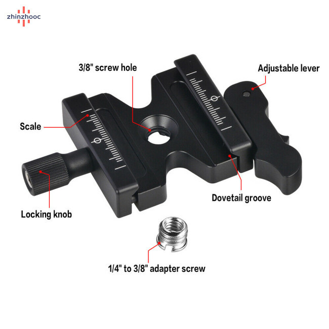Vip CL-50LS ขาตั้งกล้องอลูมิเนียมอัลลอยด์ สําหรับ Arca Swiss Plate Tripod