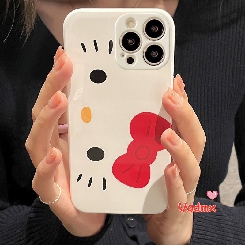 เคสโทรศัพท์มือถือแบบนิ่ม ลายการ์ตูนเฮลโลคิตตี้น่ารัก Y2K สําหรับ Xiaomi Redmi 13C 12C 12 A11 A1 A2 1