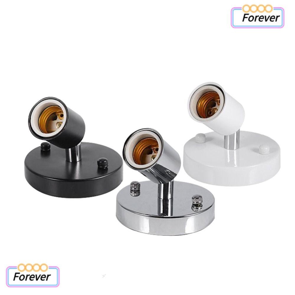 Forever E27 ซ็อกเก็ตไฟเพดาน เหล็ก 180 องศา