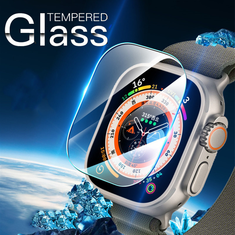 กระจกนิรภัย ป้องกันรอยขีดข่วนหน้าจอ สําหรับ Apple Watch Ultra 49 มม. Apple Watch Ultra 2