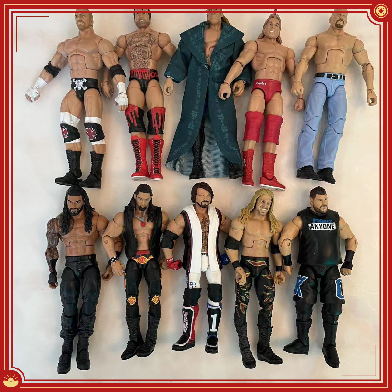ตุ๊กตาฟิกเกอร์ Wwe Wrestling ขยับข้อต่อได้ เหมาะกับของขวัญ ของเล่นสําหรับเด็กผู้ชาย