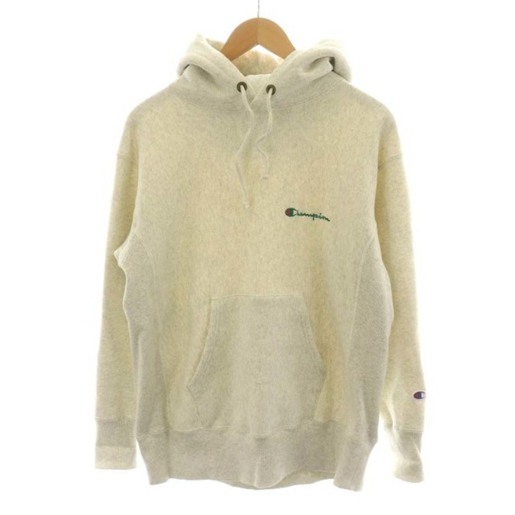 CHAMPION Reverse Weave Hoodie Pullover M Off-White Direct from Japan Secondhand