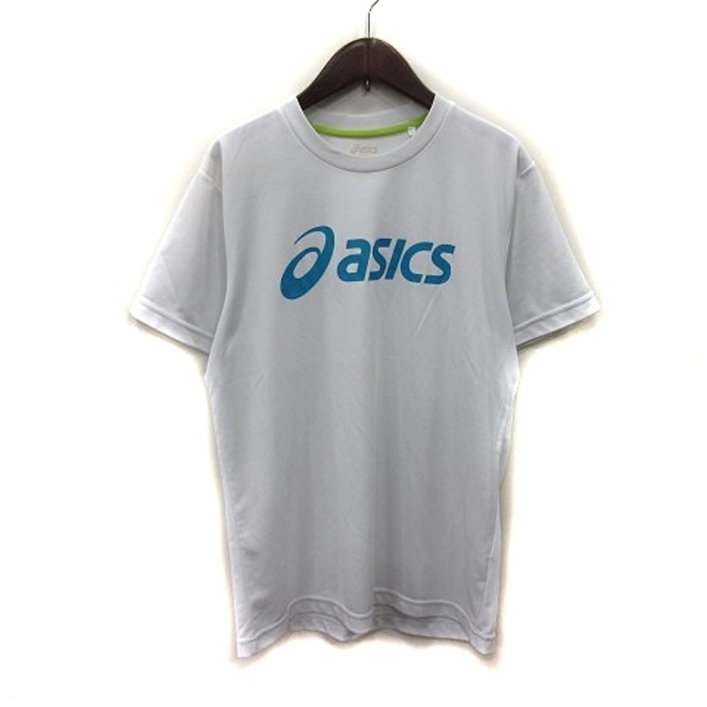 Asics T Shirt Cut &amp; Sew Short Sleeves L White White /YI Direct from Japan Secondhand